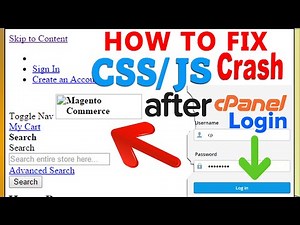 How to Fix- CSS images and media displays crashed after cPanel Login?