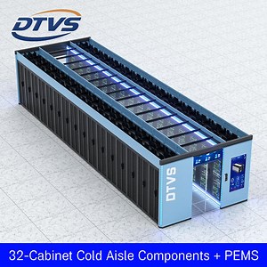 [Hot Item] Micro Data Center Cold/Hot Aisle Containment with Cooling Solution