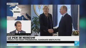 Le Pen and Putin meet in Moscow
