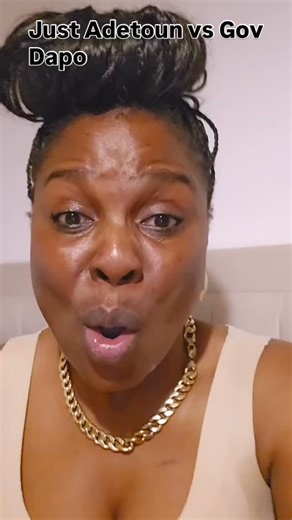 eye_opener220 on Instagram: "“Dapo, you said you would send me to pr!son, it seems you don’t know me. Those who sent you clearly didn’t inform you that they can’t. Everything is in my support. I am Adetoun Onajobi; you can’t drag with me. We will sit together and settle this. This is our country, our land, you can’t subdue me. You are a governor who should welcome criticism. That’s why you all created cybercrime laws, to hide behind them while in public office. You are supposed to be the chief s