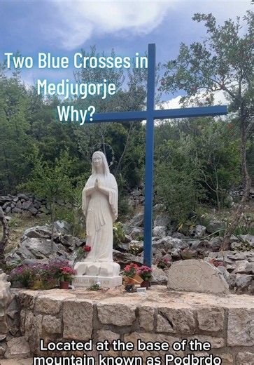 Two Blue Crosses in Medjugorje #catholictiktok #irelandtiktok ##catholictoker #downpatrick #foryoupage❤️❤️