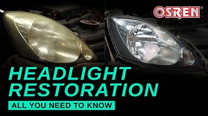 Find out what’s the best way to restore your oxidised headlamp! We compared toothpaste, mechanical polishing, vapour polishing and sanding. Watch for the up-close results under the microscope! | OSREN