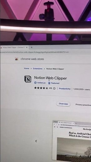 Notion Tips - Web Clipper