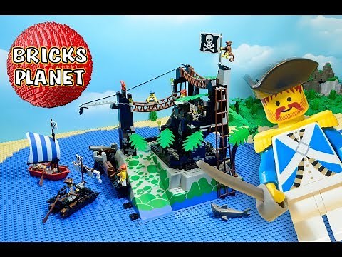 LEGO Pirates 6273 Pirates Rock Island Refuge - Stop Motion Review