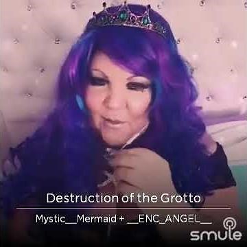 Little mermaid scene destruction at the grotto 🧜‍♀️🏰🧜‍♂️