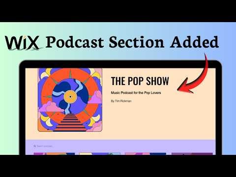 How to add a podcast to Wix (Audio Stream)
