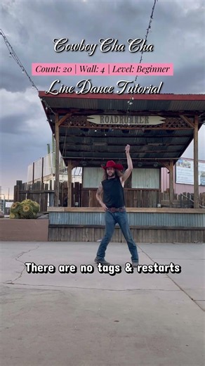 COWBOY CHA CHA - Line Dance Tutorial