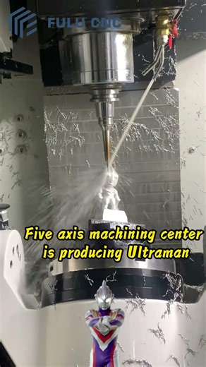 Five axis machining center produces an Ultraman!