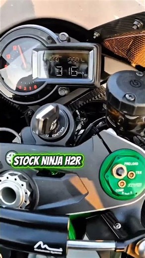 Kawasaki Ninja H2R: Top Speed? #kawasakininja #shortsfeed