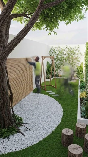 Backyard Transformation Magic! Watch This Empty Yard Turn Into a Dream Garden in Seconds 🌿✨