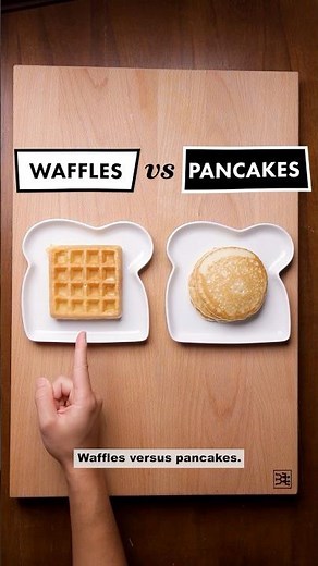 Waffles vs pancakes. What’s the difference?