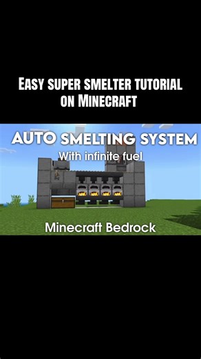 Easy Super Smelter Tutorial in Minecraft