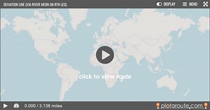 Deviation Line (via River Meon On Rtn Leg)  on plotaroute.com