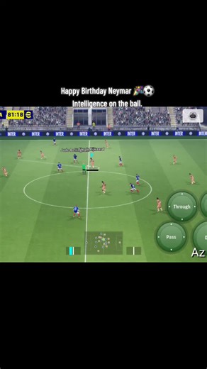 Celebrating Neymar with what he does best — intelligent football.#efootball #possessionplay #footballIQ #neymar #evaplays