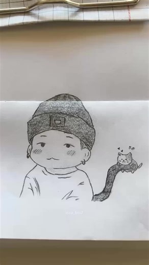 Artistic Pencil Drawings Featuring Min Yoongi