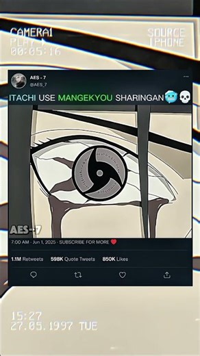 MANGEKYOU SHARINGAN 🥶☠️