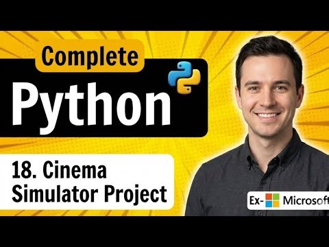 Python Project for Beginners: Build a Cinema Simulator! | Python Course #18