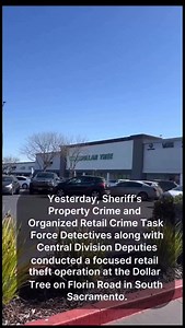 21 THIEVES ARRESTED IN RETAIL THEFT OPERATION AT DOLLAR TREE STORE, INCLUDING 6 FELONY PROP 36 ARRESTS! 🤦🏻‍♂️ From Sac Sheriff: Yesterday, Sheriff’s Property Crime and Organized Retail Crime Task Force Detectives along with Central Division Deputies conducted a focused retail theft operation at the Dollar Tree on Florin Road in South Sacramento, that has been severely impacted by repeat theft. That single store has generated 67 calls for service in just three months, and company officials repo