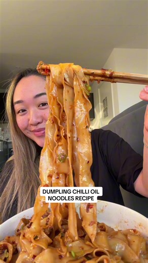 Dumpling Chilli Oil Noodles Recipe: No Folding!