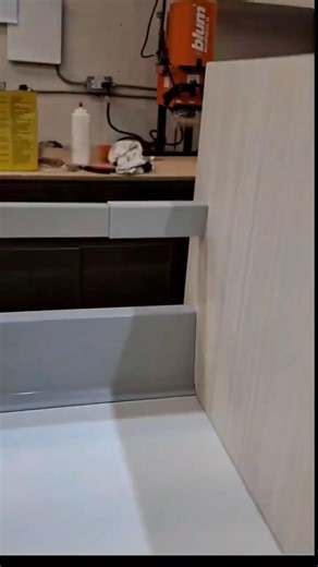 How to fit Tandem drawer railing | How to fix tandem drawer | Tandem drawer railing #drawer #shorts