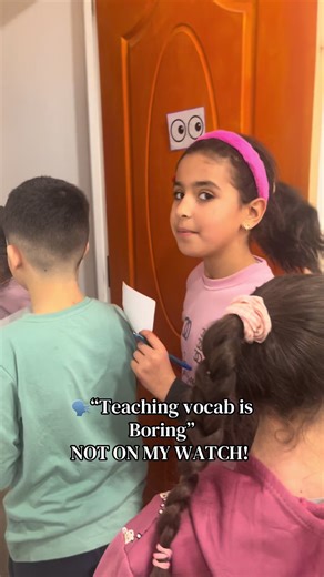 Engaging Vocabulary Review with Scavenger Bingo Game