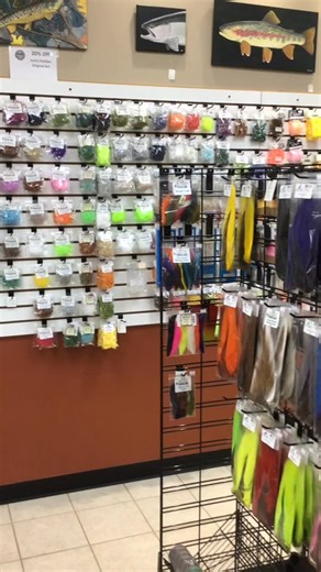 Virginia’s Fly Tying Headquarters at @southriverflyshop! Over 400 square feet of flytying tools and materials for tying your favorite flies. #southriverflyshop #flytyingjunkie #flytyingaddict #flytyer #vaflytyingheadquarters #regalvise #peakvise #griffinvise #norvise #umpquafeathermerchants #montanaflycompany #harelinedubbin #wapsifly #naturesspiritflytying #semperfli_flytying | South River Fly Shop