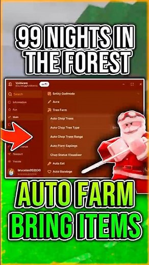 🩸 99 Nights In The Forest SCRIPT NO KEY | BRING ALL, AUTO DAYS, FARM DIAMONDS | Roblox Script