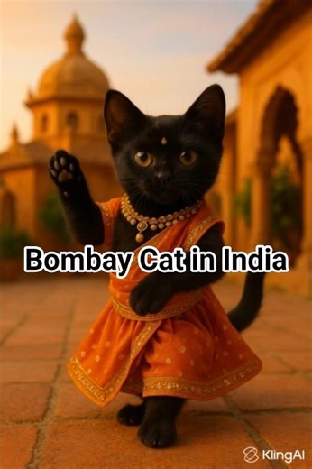 “Bombay Cat Nails Every Bollywood Move 😺💃”