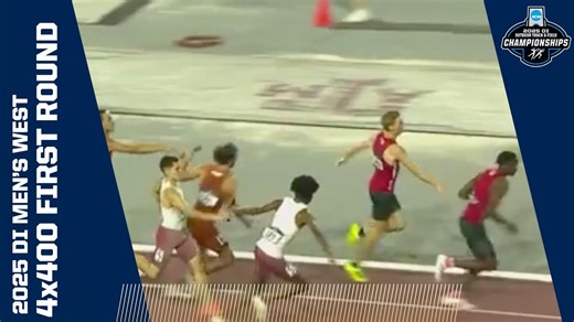 All West men's first round 4x400 meter relays from 2025 NCAA outdoor track and field championships