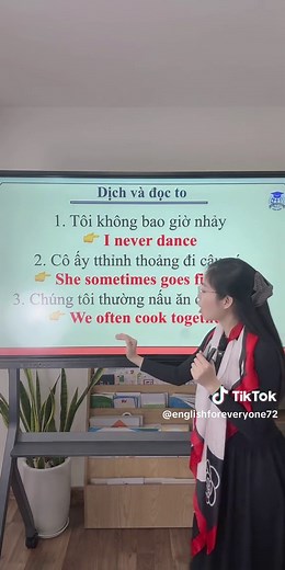 Học Tiếng Anh với Ms Nhung: Cách sử dụng trạng từ