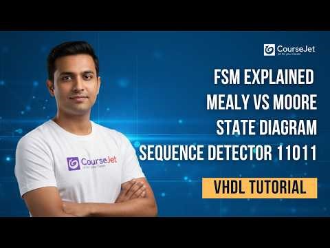 Finite State Machine (FSM) Explained| Mealy vs Moore Machine| State Diagram| Sequence Detector 11011
