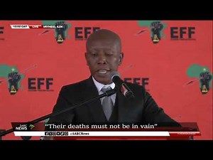 KZN bus crash victims funeral | EFF Leader Julius Malema addresses mourners