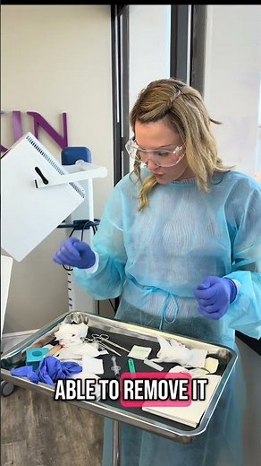 Dermal piercing Removal #dermalpiercing
