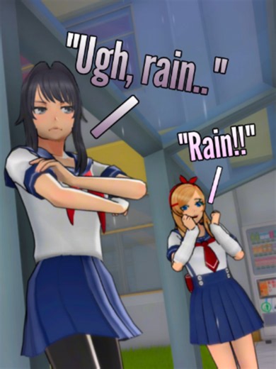 Yandere Simulator Rain Aesthetic — Pretty Rain Clips