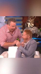 Eric Stonestreet finally gets to scare his friend Jesse Tyler Ferguson. | Ellen DeGeneres