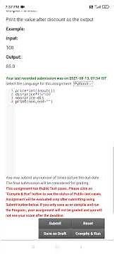 Joy of computing using python. Week 2 : Programming Assignment 3