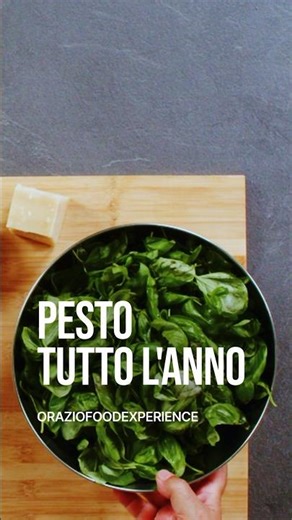 PESTO FRESCO TUTTO L’ANNO! 🌱#pesto #ricettafacile #oraziofoodexperience