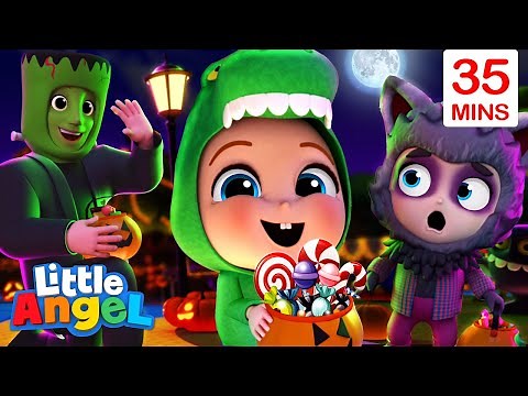 This Is The Way We Trick or Treat (Halloween Song) + More Little Angel Kids Songs & Nursery Rhymes