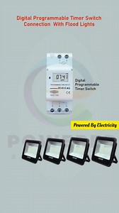 32K views · 147 reactions | Digital Programmable Timer Switch Connection With Flood Lights Electric Diagram and Work #electrician #viral #electrical #connection #automobile #usa #highlights | 혗혰호혦혳혦혥 혉혺 혌혭혦혤혵혳혪혤혪혵혺 | Facebook