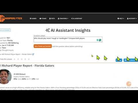AI Assisted Basketball Coaching