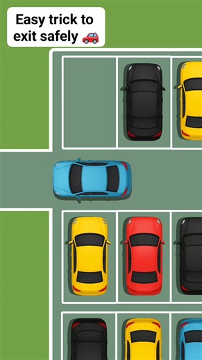 Stuck in a tight parking spot? Watch this video to learn how to get out easily and safely! 🚘 #DrivingTips #ParkingLesson #SafeDriving #CarTraining #DrivingMistakes #LearnDriving | Tazu with driving
