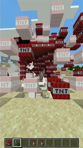 This is how you make a hole in Minecraft #minecraft #explosion #holi #popular #gorillatag #fortnite