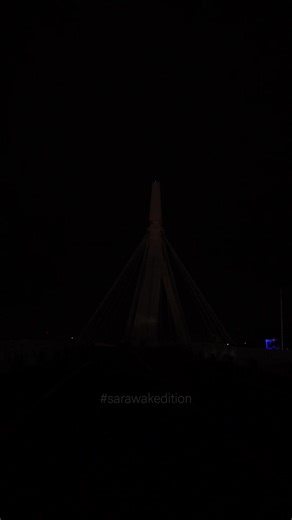 Perasmian Jambatan Sungai Bintangor Kuching dengan persembahan bunga api dan pancaran cahaya lampu berirama .. Nang kacak ❤ | Sarawak Edition