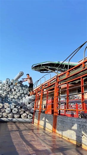 Efficient Logistics! How Pros Load Massive Trucks Fast👨‍🏭