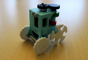 Make A Gear Driven Robot