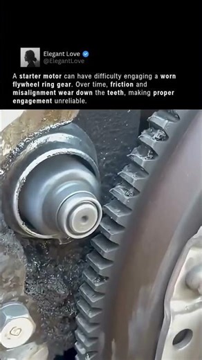 Worn Out Flywheel Teeth ⚙️