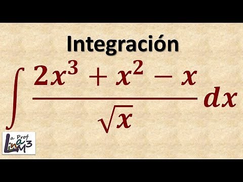 Integral básica | Integración directa | La Prof Lina M3