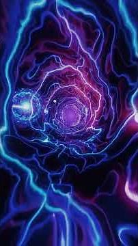 4K VIDEO - Psychedelic Trance - Spiritual Cosmic Portals |Neon Fractal Visuals & Electronic