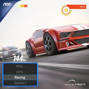 Do you know that Hertz (Hz) is the number of images displayed per second, each time the monitor refreshes? This means, with a 144Hz refresh rate, a display would refresh 144 times per second to show a new image. Can our eyes really see the difference? Yes, especially for competitive gamers! Even small differences can give them a winning edge, particularly in FPS games. | AGON by AOC