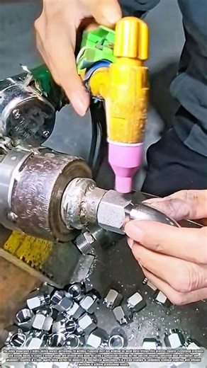TIG Welding Metal Fittings: Process and Result #job #skills #works #ironworkdesign #unique #machine